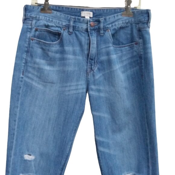 J Crew tapered distressed jeans sz 29 - Picture 4 of 12